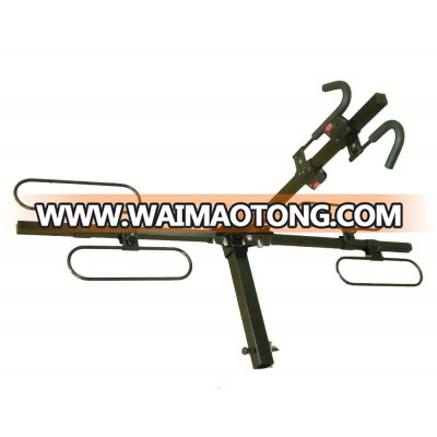 Folding Hitch platform 2 car bicycle rack for 2" hitch receiver