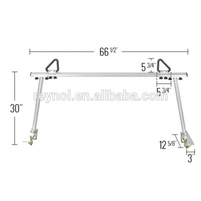 Aluminum pickup Truck ladder Rack universal